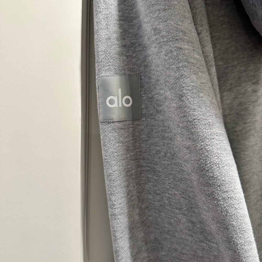 ALO Yoga Gray Oversized Hoodie - Picture 4 of 5